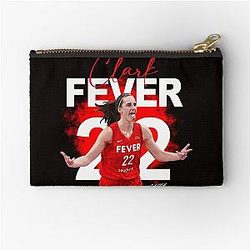 Caitlin Clark 22 Zip Pouch