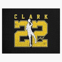 Caitlin Clark Indiana Jersey Shoot Like a Girl Women's Basketball Jigsaw Puzzle