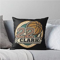Caitlin Clark 22 Throw Pillow