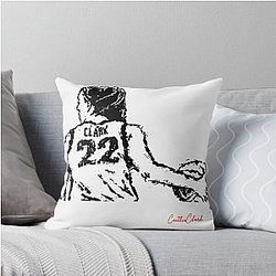 Indiana Caitlin Clark Throw Pillow