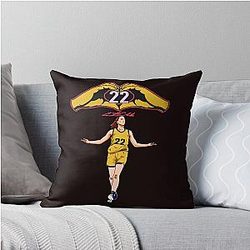 Caitlin Clark Heart 22 Indiana Basketball Throw Pillow