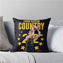 Caitlin Clark Country Throw Pillow is the same.