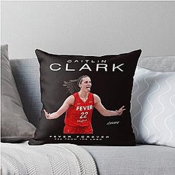 Caitlin Clark Indiana Throw Pillow