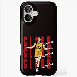 Caitlin Clark Basketball iPhone Tough Case