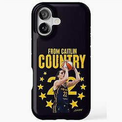 Caitlin Clark Country iPhone Tough Case