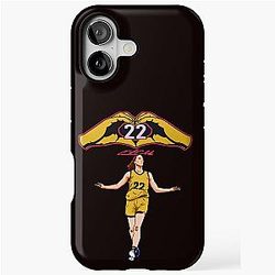 Caitlin Clark Heart 22 - Indiana Basketball iPhone Tough Case