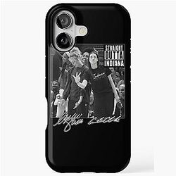 Caitlin Clark and Sophie Cunningham Straight Outta Indiana Fever iPhone Case