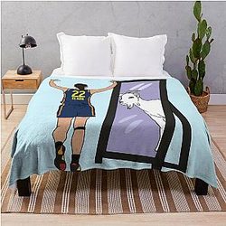 Caitlin Clark Indiana Throw Blanket