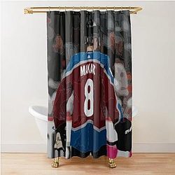 Cale Makar Painting Shower Curtain