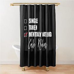 Mentally Dating Cale Makar Shower Curtain