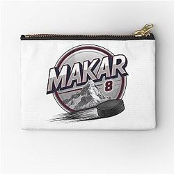 Cale Makar Avalanche Stickers and T-shirts Zipper Pouch