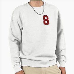Cale Makar Jersey Number Burgundy Pullover Sweatshirt