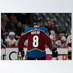 Cale Makar Painting Poster