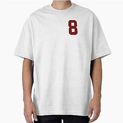 Cale Makar Jersey - Sticker Burgundy Oversized T-Shirt