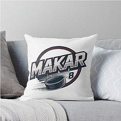 Cale Makar Avalanche Stickers T-shirts Throw Pillow
