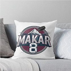 Cale Makar Avalanche Stickers T-shirts Throw Pillow