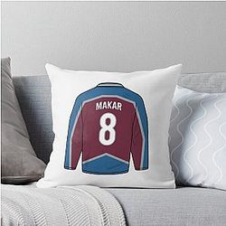 Cale Makar Colorado jersey Throw Cushion