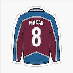 Cale Makar Colorado Jersey Sticker
