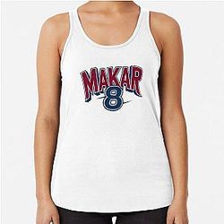 Cale Makar 8 Avalanche Racerback Tank Top