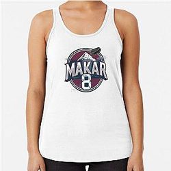 Cale Makar Colorado Avalanche Stickers And Tees Racerback Tank Top