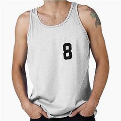 Cale Makar Jersey Sticker Black Tank Top