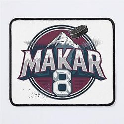 Cale Makar Avalanche stickers and t-shirts mouse pad