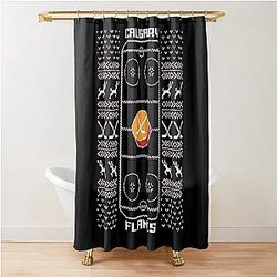 Art Calgary Flames Shower Curtain