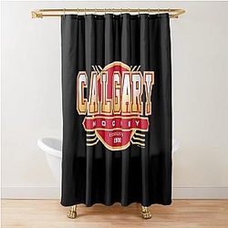 Calgary Flames Shower Curtain