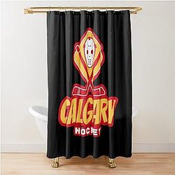 Art Calgary Flames Shower Curtain