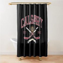 Calgary Flames Shower Curtain