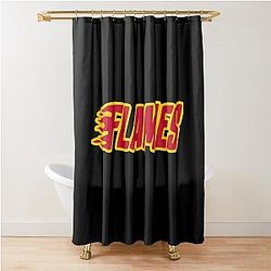Art Calgary Flames Shower Curtain