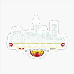 Art Calgary Flames Sticker