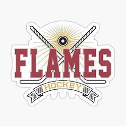 Art Calgary Flames Sticker