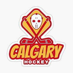 Art Calgary Flames Sticker