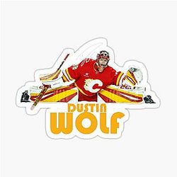 Art Calgary Flames Sticker