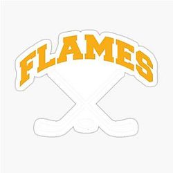 Art Calgary Flames Sticker