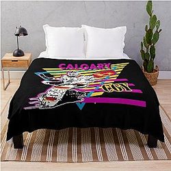 Calgary Flames Throw Blanket