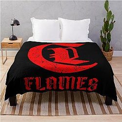 Calgary Flames Throw Blanket