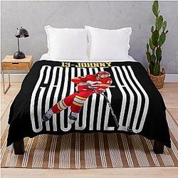 Art - Calgary Flames Throw Blanket