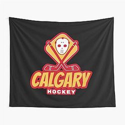Art Calgary Flames Tapestry