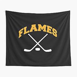 Art in Calgary Flames Tapestry