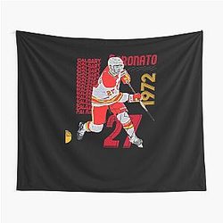 Art Calgary Flames Tapestry