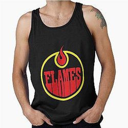 Art Calgary Flames Tank Top