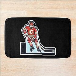 Art and Calgary Flames Bath Mat