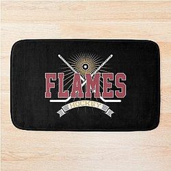Art Calgary Flames Bath Mat
