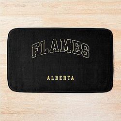 Art Calgary Flames Bath Mat
