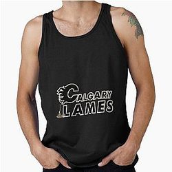 Art Calgary Flames Tank Top