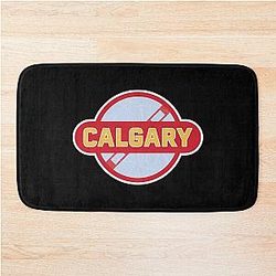Art Calgary Flames Bath Mat