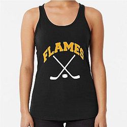Art Calgary Flames Racerback Tank Top