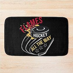 Art Calgary Flames Bath Mat